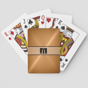 Cool Shiny Stainless Steel Metal 2 Playing Cards