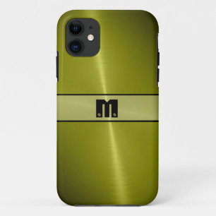 Cool Shiny Stainless Steel Metal 6 iPhone 11 Case