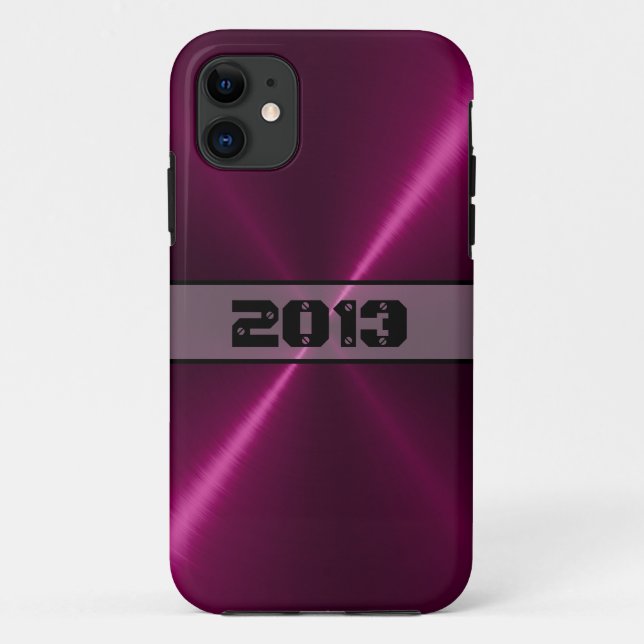 Cool Shiny Stainless Steel Metal Case-Mate iPhone Case (Back)