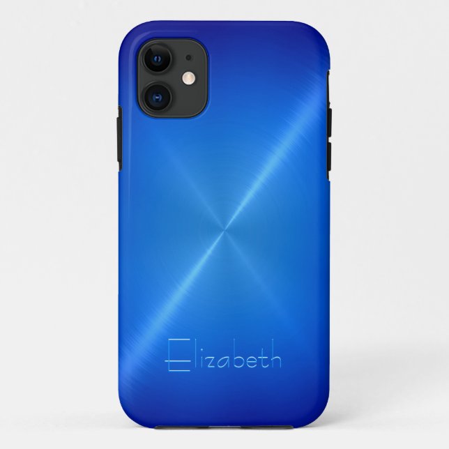 Cool Shiny Steel Metal Case-Mate iPhone Case (Back)