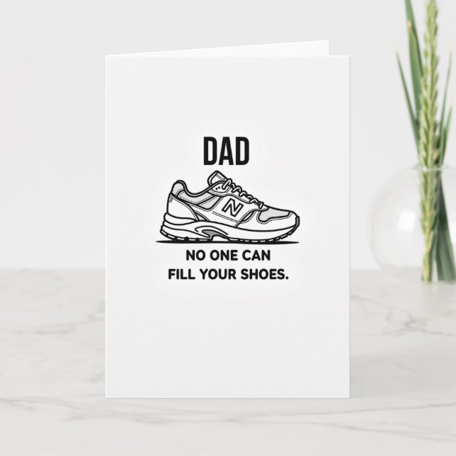 Cool Shoe Fathers Day Card (Front)