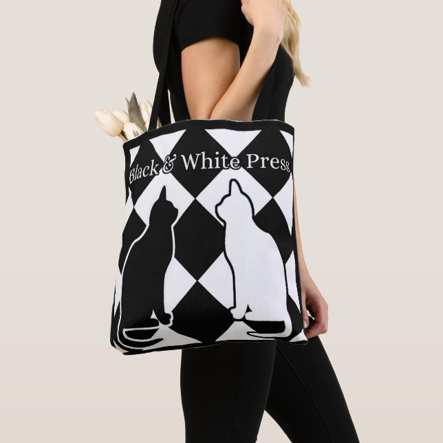 Cool shopping bag for a cat lover (Close Up)