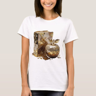 Cool Silver ABSTRACT ART Modern Design v3 T-Shirt