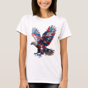 Cool Silver EAGLE Quote Design T-Shirt