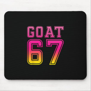 Cool Six Seven 6 7 Ice-cream Goat 67 Meme Rizz Fun Mouse Pad
