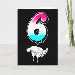 Cool Six Seven 6 7 Meme Gen Alpha Slang Costume Ma Card