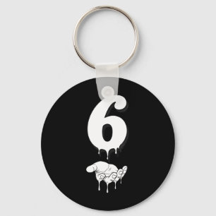 Cool Six Seven 6 7 Meme Gen Alpha Slang Costume Ma Key Ring