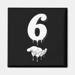 Cool Six Seven 6 7 Meme Gen Alpha Slang Costume Ma Magnet