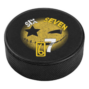 Cool Six Seven Hockey Puck! Puck