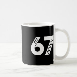 Cool Six Seven Number Gen Alpha Slang 6 7 Trending Coffee Mug
