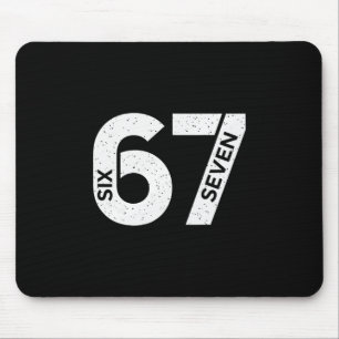 Cool Six Seven Number Gen Alpha Slang 6 7 Trending Mouse Pad