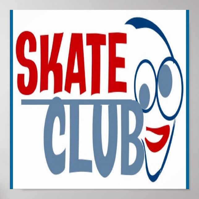 COOL SKATE CLUB POSTER (Front)