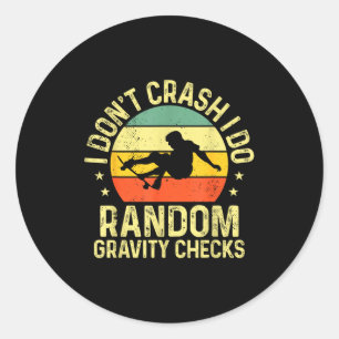 Cool Skateboard Art For Men Women Skateboarding Sk Classic Round Sticker