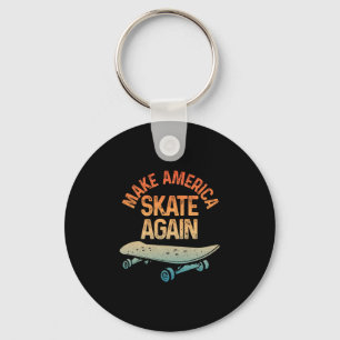 Cool Skateboard Art For Men Women Skateboarding Sk Key Ring