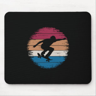 Cool Skateboard Art For Men Women Skateboarding Sk Mouse Pad