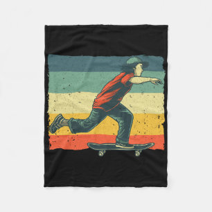 Cool Skateboard For Men Women Boys Skateboarding S Fleece Blanket