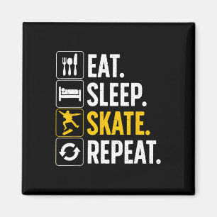 Cool Skateboarding Art For Men Women Skateboard Sk Magnet