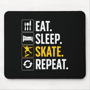 Cool Skateboarding Art For Men Women Skateboard Sk Mouse Pad