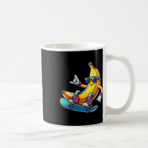 Cool Skateboarding Nana With Sungles Chill Vibes Coffee Mug