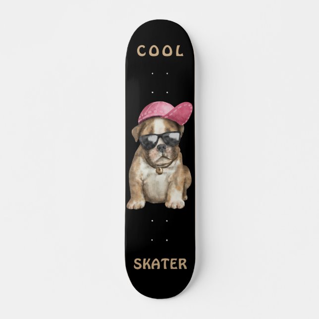 COOL SKATER DOG SKATEBOARD (Front)