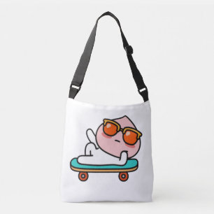 Cool skaterboard moment crossbody bag