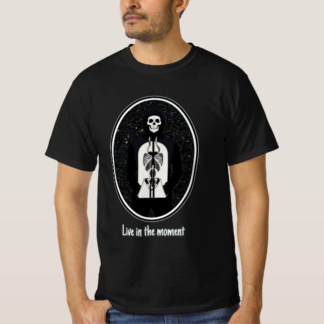 Cool Skeleton Hoodie T-Shirt (Front)