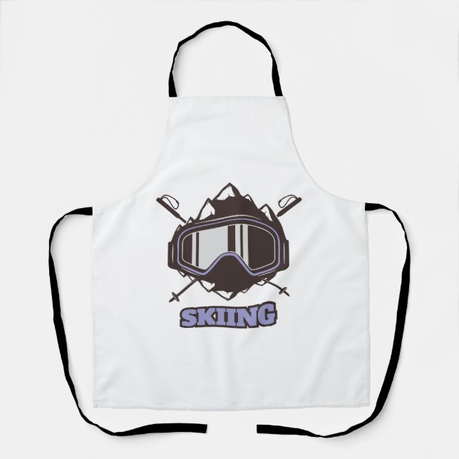 Cool Ski Helmet  Apron (Front)