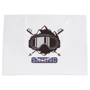 Cool Ski Helmet Large Gift Bag