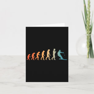 Cool Skiing Art For Men Women Skiing Themed Ski Lo Card