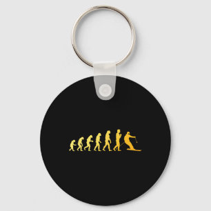 Cool Skiing Art For Men Women Skiing Themed Ski Lo Key Ring