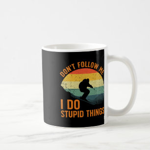Cool Skiing Design For Men Women Snow Skier Ski Lo Coffee Mug