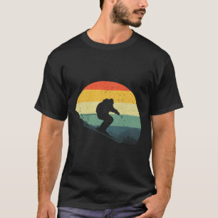 Cool Skiing For Men Women Retro Ski Snow Skiers Sn T-Shirt
