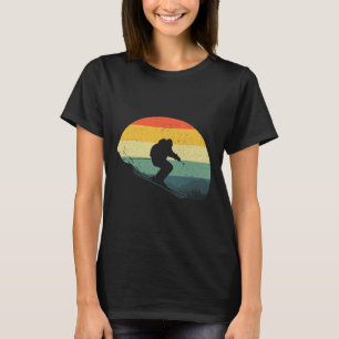 Cool Skiing For Men Women Retro Ski Snow Skiers Sn T-Shirt
