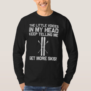 Cool Skiing For Men Women Ski Skier Snowboard Wint T-Shirt