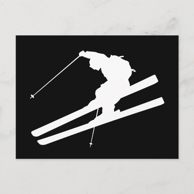 Cool skiing postcard (Front)