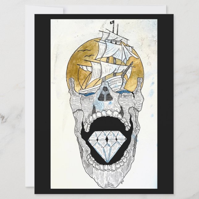 cool skull art (Front)