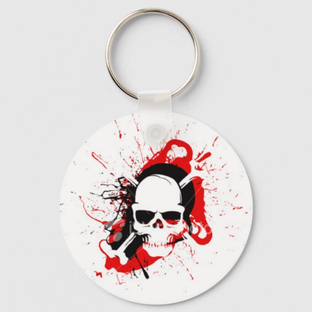 Cool Skull Key Ring (Front)
