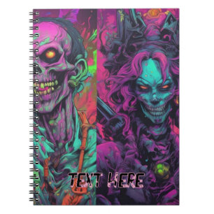 Cool skull notebook