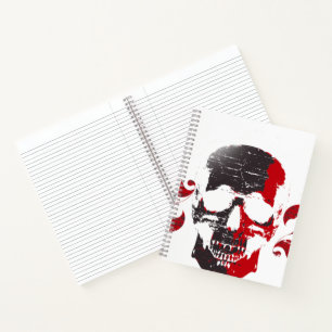 Cool Skull Notebook   Vibin’ Aesthetic Journal for
