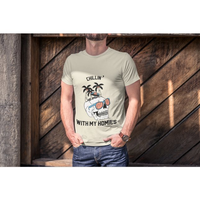 Cool Skull with Sunglasses | Funny Halloween  T-Shirt (Creator Uploaded)