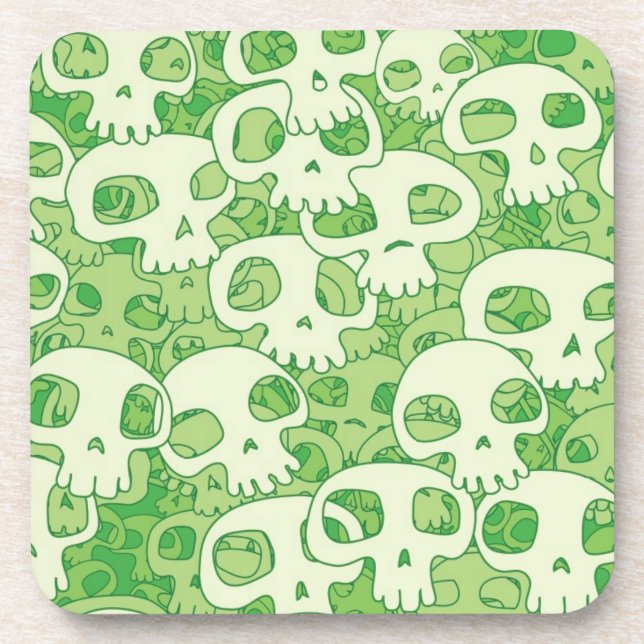 Cool skulls coaster (Front)