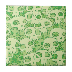 Cool skulls tile