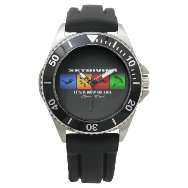 Cool Skydiving It Is A Way Of Life Watch (Front)