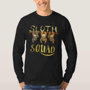Cool Sloth Squad – Funny Lazy Animal Lover Design T-Shirt
