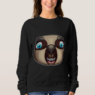 Cool Sloth With Dental Braces Funny Sweatshirt
