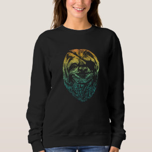 Cool SLOTH with eye patch Sweatshirt