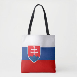 Cool Slovakia Flag Fashion Tote Bag