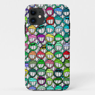 COOL SMILING FACES GROUP iPhone 11 CASE