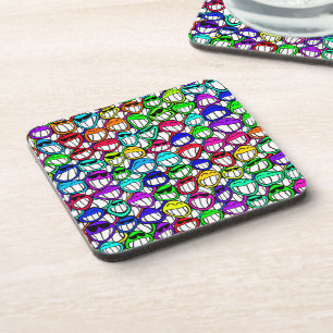 COOL SMILING FACES GROUP COASTER