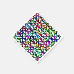 COOL SMILING FACES GROUP NAPKIN